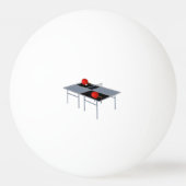 pingpongtafel met peddels, pingpongbal (Voorkant)