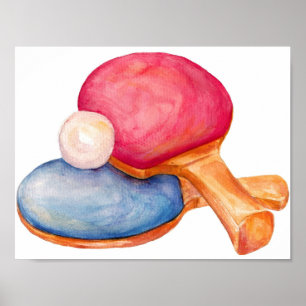 pingpongtafeltennis poster