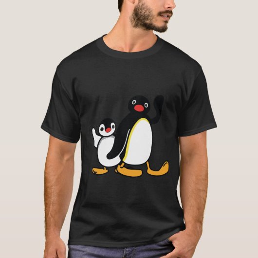 Pingu grappig meisje t-shirt (Voorkant)
