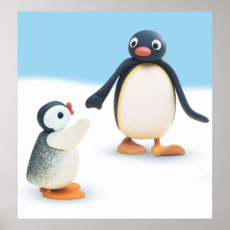 Pingu Penguin Poster