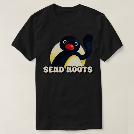 Pingu-verzendnotities T-shirt (Design voorkant)