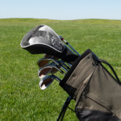 Pinguïkleurensplash Golfheadcover (Insitu)