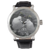 Pinguïkleurensplash Horloge (Voorkant)