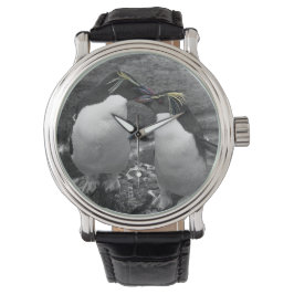 Pinguïkleurensplash Horloge