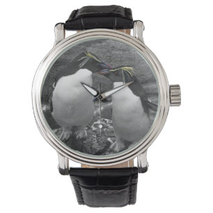 Pinguïkleurensplash Horloge