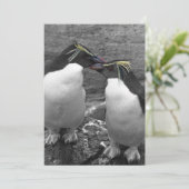 Pinguïkleurensplash Kaart (Staand voorkant)