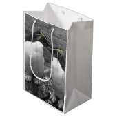 Pinguïkleurensplash Medium Cadeauzakje (Voorkant Gekanteld)