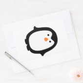 Pinguim Rechthoekige Sticker (Envelop)