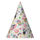 Pinguim Unicórnio Feesthoedjes (Links)