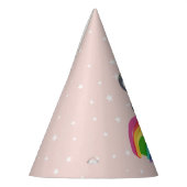 Pinguim unicórnio feesthoedjes (Links)