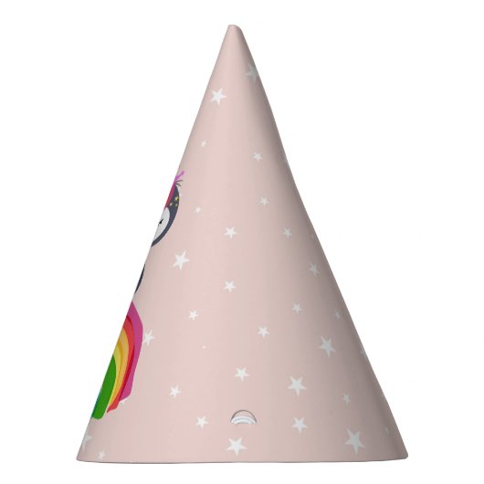 Pinguim unicórnio feesthoedjes (Rechts)