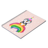 Pinguim unicórnio notitieboek (Linkerzijde)