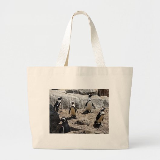pinguïn,2 grote tote bag (Voorkant)