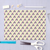 Pinguïn 3 jaar oude roze crème tissuepapier (Craft)