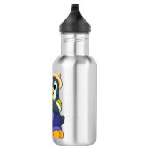 Pinguïn als boer met schittering waterfles  (Rechts)
