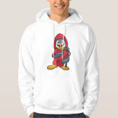 Pinguïn als brandblusapparaat met brandblusapparaa hoodie (Voorkant)