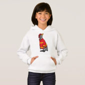 Pinguïn als brandweerman met Helmet (Voorkant volledig)