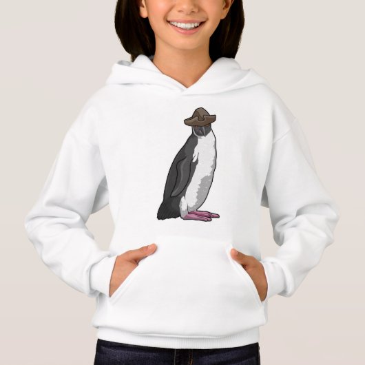 Pinguïn als piraat met Pet (Voorkant)