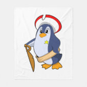 Pinguïn als piraat met Pet Fleece Deken (Voorkant)