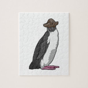 Pinguïn als piraat met Pet Legpuzzel