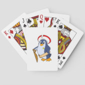 Pinguïn als piraat met Pet Pokerkaarten (Achterkant)