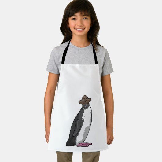 Pinguïn als piraat met Pet Schort (Insitu)