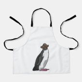 Pinguïn als piraat met Pet Schort (Voorkant)