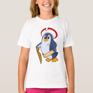 Pinguïn als piraat met Pet T-shirt