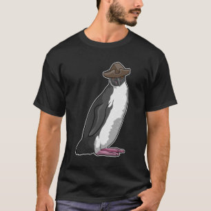 Pinguïn als piraat met Pet T-shirt