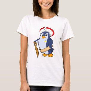 Pinguïn als piraat met Pet T-shirt