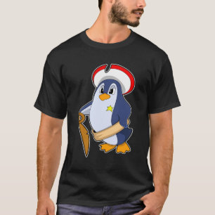 Pinguïn als piraat met Pet T-shirt