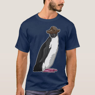 Pinguïn als piraat met Pet T-shirt