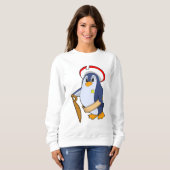 Pinguïn als piraat met Pet Trui (Voorkant volledig)