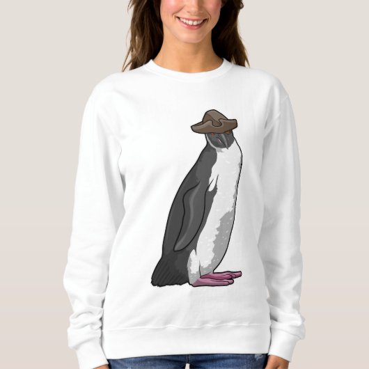 Pinguïn als piraat met Pet Trui (Voorkant)