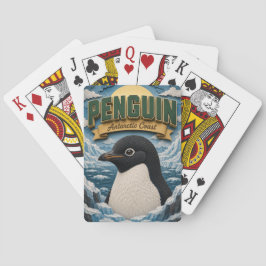 Pinguïn Antarctische kust POPCUT Pokerkaarten