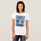 Pinguïn Aquatisch Dier Vogel Grappig T-shirt (Voorkant volledig)
