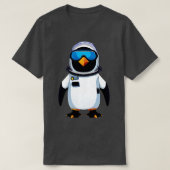 Pinguïn-astronaut T-shirt (Design voorkant)