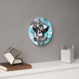 Pinguïn Aviator Ronde Klok