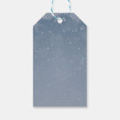 Pinguïn Baby Het is koud Buiten Baby shower Cadeaulabel (Achterkant)