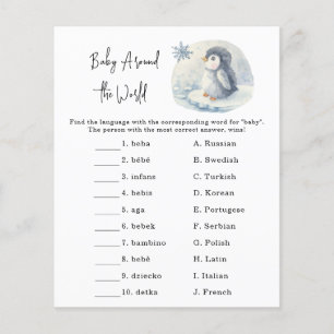 Pinguïn - Baby rond de wereld spel