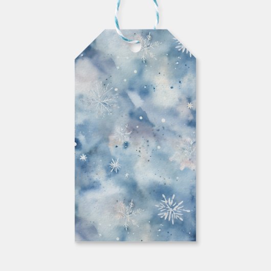 Pinguïn Baby Shower Bedankkaartjes Cadeaulabel (Achterkant)