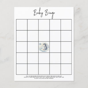 Pinguïn - Baby shower bingogame