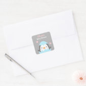 Pinguïn Baby shower gunst decoratieve Stickers (Envelop)