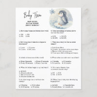 Pinguïn - Baby Trivia | Baby showers wild