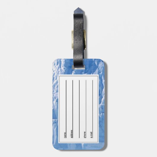 pinguïn bagagelabel (Achterkant verticaal)