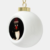 Pinguïn Bal Kerstversiering Keramische Bal Ornament (Rechts)