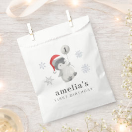 Pinguïn Ballon 1e Verjaardag Bedankzakje