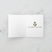 Pinguïn Bedankt (Binnen)