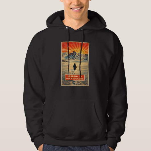 pinguïn berg t-shirt (Voorkant)