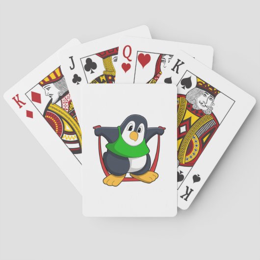 Pinguïn bij fitness met afneemtouw.PNG Pokerkaarten (Achterkant)